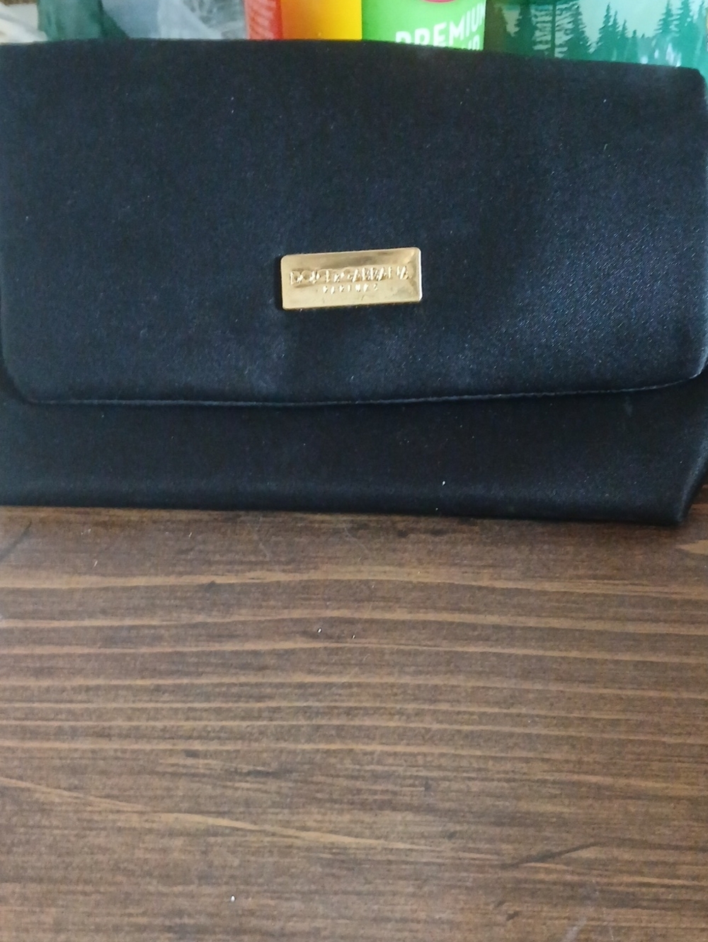 Dolce &Gabanna Parfums Black Nylon Clutch Never Used